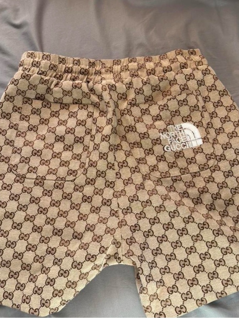 Gucci Beige/Tan Monogram Men's Pants